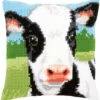 Vervaco Cross Stitch Cushion Kit - Cow -Cheap Knitting Needles Store pn 01577381 gzmpmz53.uoo