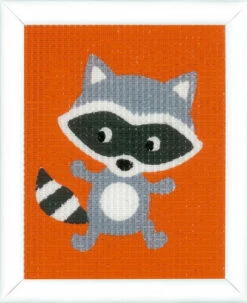 Vervaco Canvas Kit - Little Raccoon