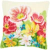 Vervaco Cross Stitch Cushion Kit - Summer Flowers #2 -Cheap Knitting Needles Store pn 01638601 d0njwpno.qcd