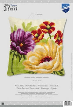 Vervaco Cross Stitch Cushion Kit - Summer Flowers #1 9 Vervaco Cross Stitch Cushion Kit - Summer Flowers #1 -Cheap Knitting Needles Store pn 01705078 jakerfm1.32k