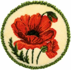 Vervaco Latch Hook Kit - Poppy