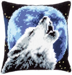 Vervaco Cross Stitch Cushion Kit - Wolf