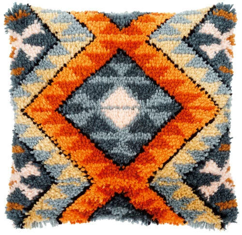 Vervaco Latch Hook Kit - Boho Ethnic Print 3 Vervaco Latch Hook Kit - Boho Ethnic Print