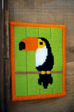 Vervaco Long Stitch Kit - Toucan -Cheap Knitting Needles Store pn 01795522 iolmkma4.y2a