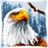 Vervaco Cross Stitch Cushion Kit - Eagle -Cheap Knitting Needles Store pn 01802841 ngalsvru.uey