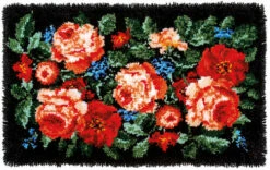 Vervaco Latch Hook Rug Kit Roses