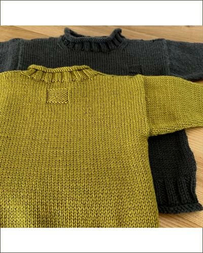 The Kiwi Stitch & Knit Co Rolled Edge Jumper Pattern 4 The Kiwi Stitch & Knit Co Rolled Edge Jumper Pattern - Image 2