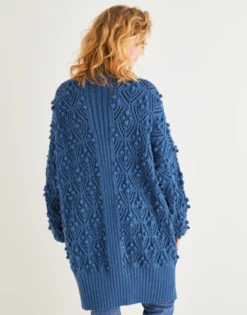 Sirdar 10167 Longline Textured Cardigan - Knitting Pattern -Cheap Knitting Needles Store s72357892 k01l2nle.psz