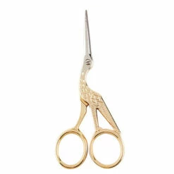 Klasse Black Label Embroidery Scissors Stork - 4.5"