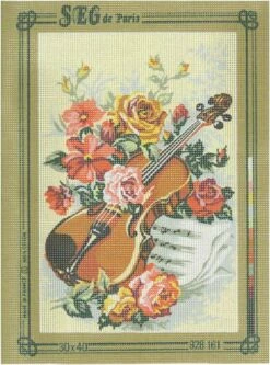 SEG De Paris Tapestry Canvas 30X40 Violin
