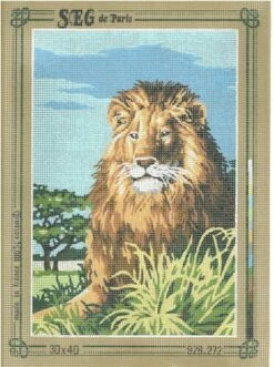 SEG De Paris Tapestry Canvas 30X40 The Lion King