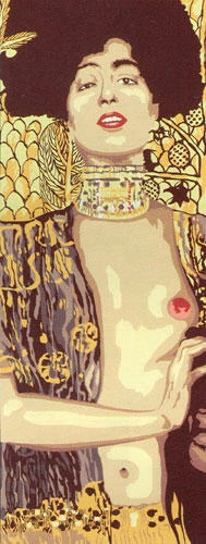 SEG De Paris Tapestry Canvas 25X60Cm Judith By G. Klimt