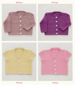Sirdar Simple Baby V-Neck Cardigan - Knitting Kit/Pattern -Cheap Knitting Needles Store sirdar5271snugglycot iuq0e33z.raj 1