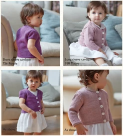 Sirdar Simple Baby V-Neck Cardigan - Knitting Kit/Pattern -Cheap Knitting Needles Store sirdar5271snugglycot rhuabfdb.zms 1