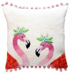 The Stitchsmith Needlepoint Kit: Flamingo