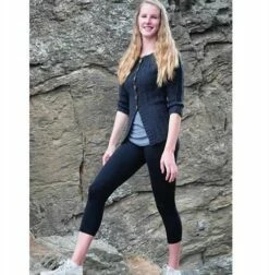 Touch Pattern 081 Lace Yoke Cardigan