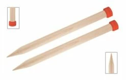 Knitpro Basix Birch Wood, Single Pointed Needles - 35cm (Jumbo) -Cheap Knitting Needles Store trrkhp35269 1 637406205877311581