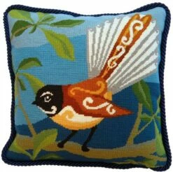 The Stitchsmith Needlepoint Kit: Piwakawaka - Fantail