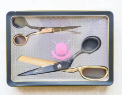 Tula Pink Limited Edition Black & Gold Scissor Tin -Cheap Knitting Needles Store tula pink limited ed szpslsdf.oi0