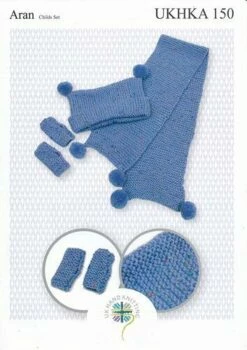 UKHKA Pattern 150 - Hat, Scarf, Mitts Set