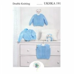 UKHKA Pattern 191- Sweater, Cardigan And Slipover