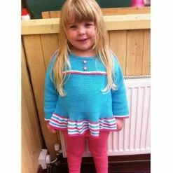 UKHKA Pattern 74 - Frill Sweater And Cardigan -Cheap Knitting Needles Store ukhka74 2 637406223922110228