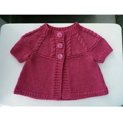 UKHKA Pattern 85 - Long Or Short Sleeved Cardigans, Hat & Scarf 4 UKHKA Pattern 85 - Long Or Short Sleeved Cardigans, Hat & Scarf - Image 2