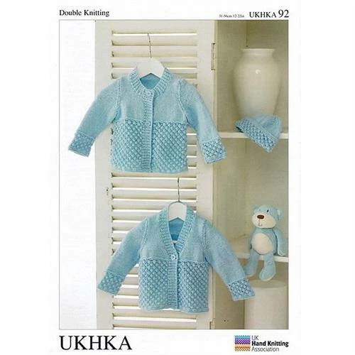 UKHKA Pattern 92 - Cardigans And Hat 3 UKHKA Pattern 92 - Cardigans And Hat