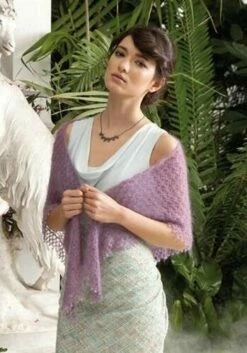 Rowan Knitting Pattern - Triangle Shawl