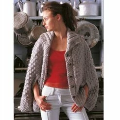 Rowan Knitting Pattern - Float Cape Jacket