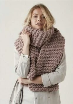 Rowan Knitting Pattern - Rosie Garter Stitch Scarf