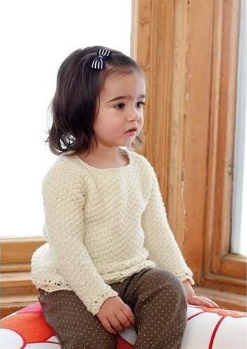 Rowan Knitting Pattern - Dahl Round Neck Jumper With Back Fastening 3 Rowan Knitting Pattern - Dahl Round Neck Jumper With Back Fastening