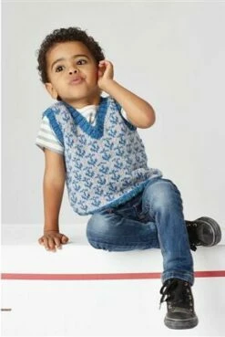 Rowan Knitting Pattern - Abe V-Neck Vest