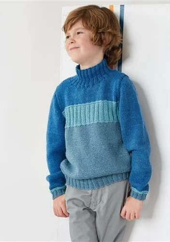 Rowan Knitting Pattern - Linus Turtle Neck Jumper 4 Rowan Knitting Pattern - Linus Turtle Neck Jumper - Image 2