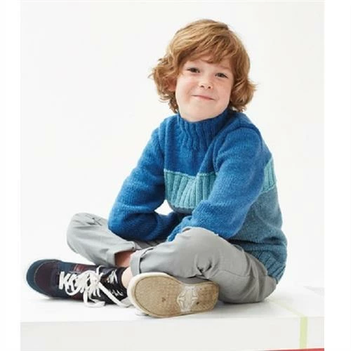 Rowan Knitting Pattern - Linus Turtle Neck Jumper 3 Rowan Knitting Pattern - Linus Turtle Neck Jumper