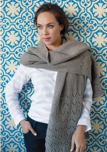 Rowan Knitting Pattern - Copenhagen Wrap Scarf 3 Rowan Knitting Pattern - Copenhagen Wrap Scarf
